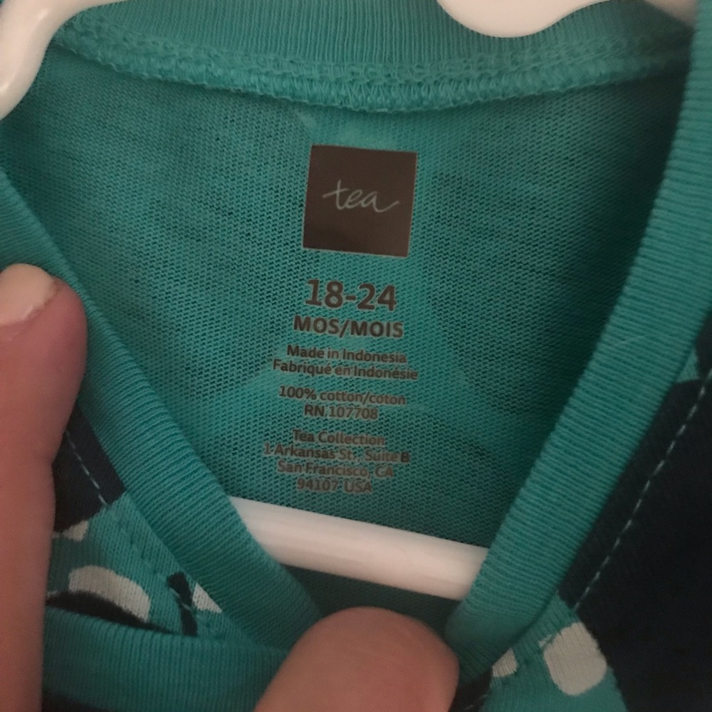 18-24 Tea Collection Romper - Picture 2 of 2